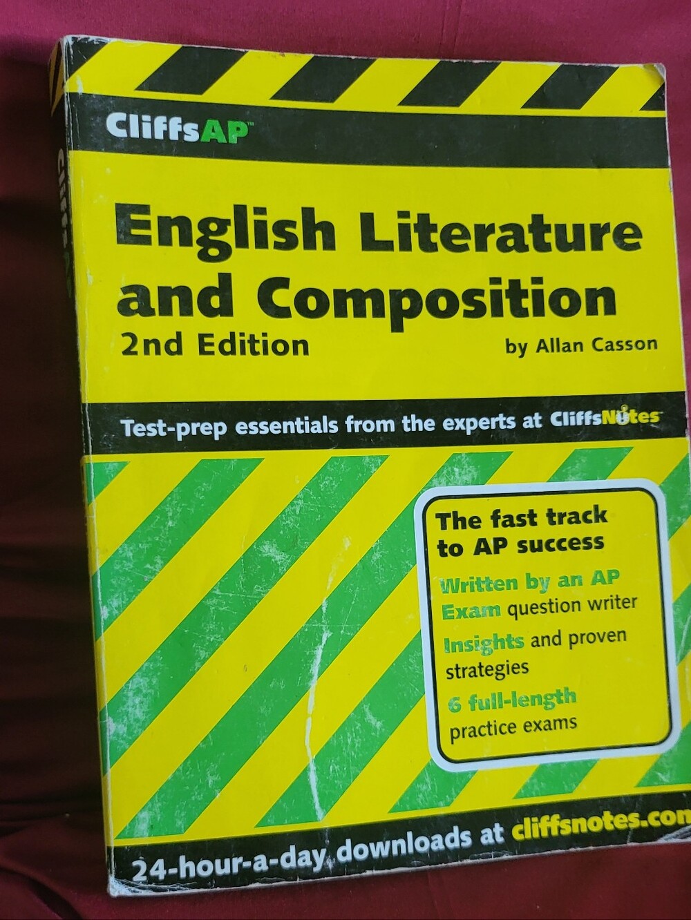 CliffsAP English Literature and Composition 2nd Edition Test Prep Book Allan Cas